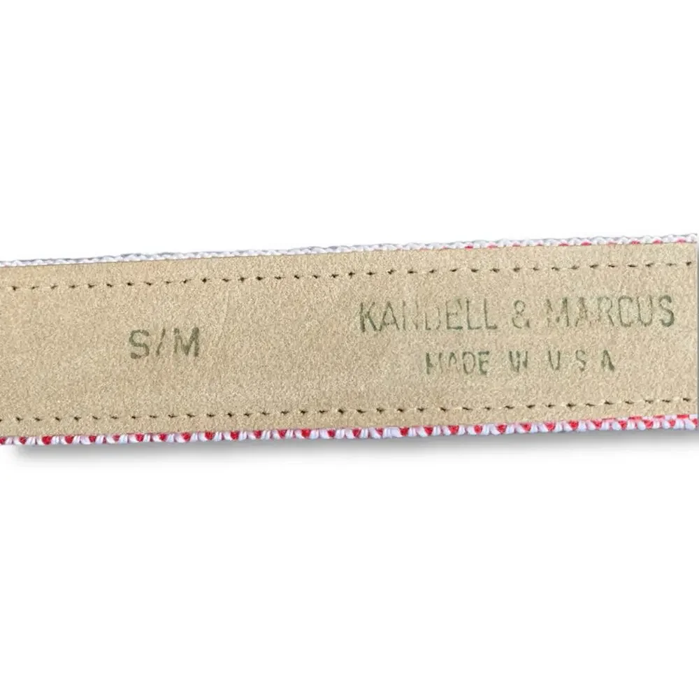 Vintage‎ Rainbow Woven Belt 80s 90s Kidcore Multicolor Made In USA Small Pride